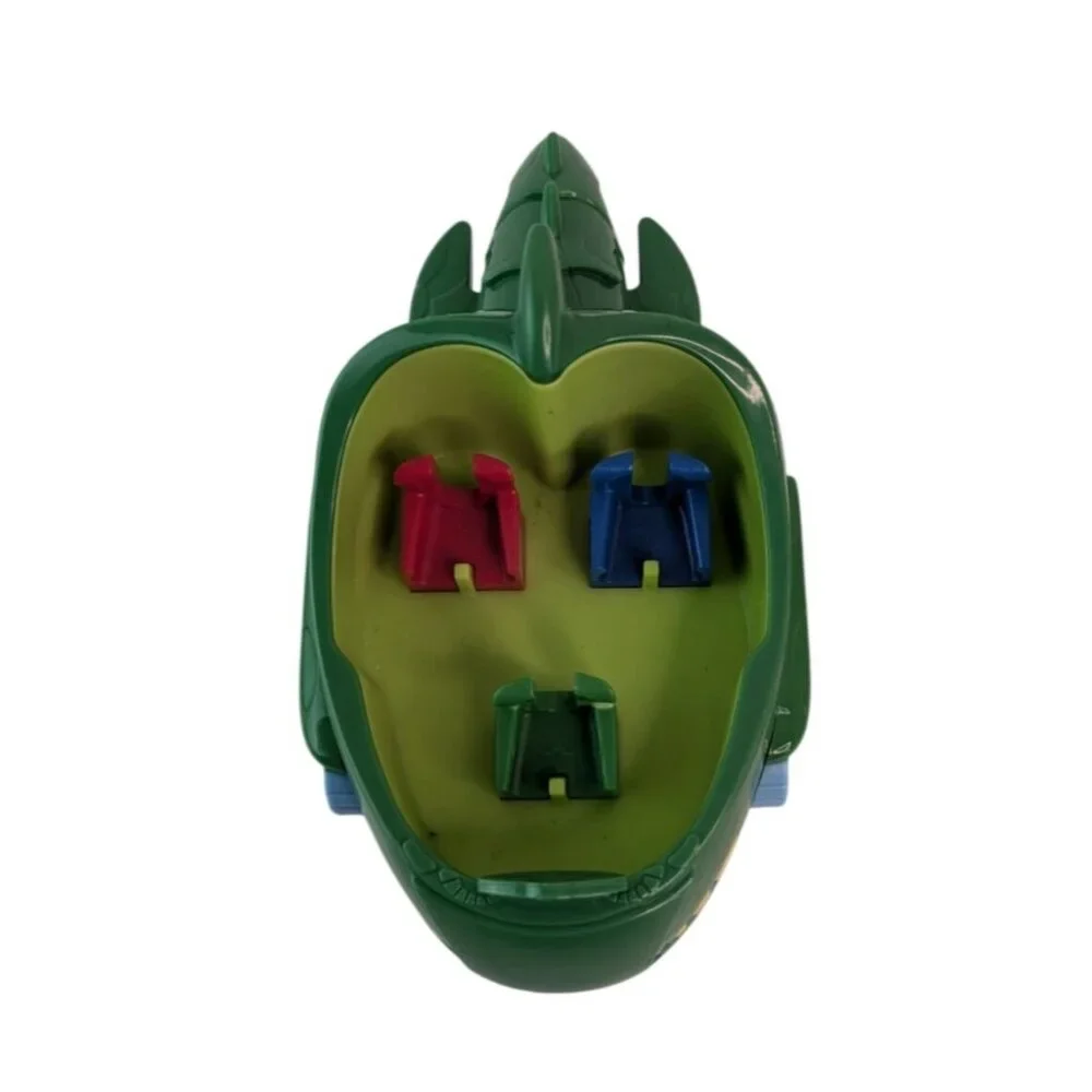 PJ Masks Green Gekko Mobile Vehicle w/Figures Catboy Owlette Gekko & Night Ninja